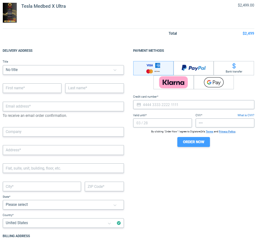 tesla medbed x-order-page